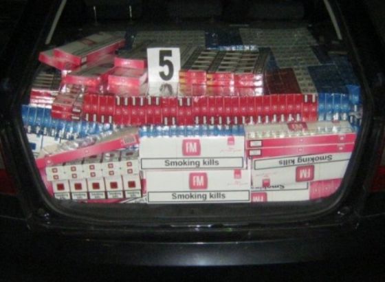 Na Gorici zaplijenjeno 5.750 kutija cigareta