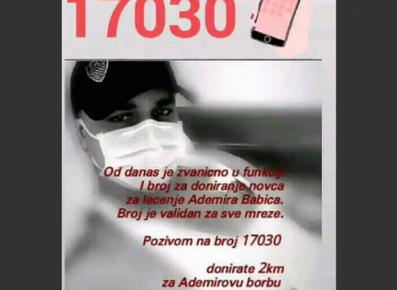 Apel za pomoc 25-godisnjem Ademiru!