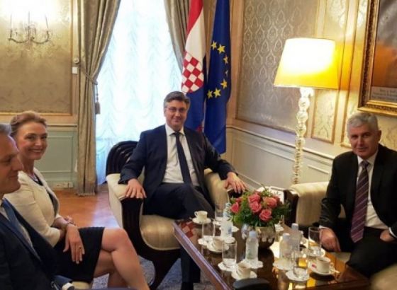 Čović i Plenković razgovarali o evropskoj perspektivi i situaciji u BiH