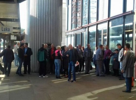 Štrajk upozorenja radnika Željeznica RS-a
