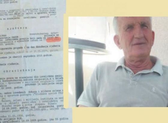 Sulejman Kapić, penzioner:  Ko može živjeti od tri KM penzije?