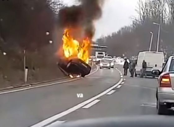 Nepoznat identitet muškarca koji je izgorio u vozilu kod Banje Luke