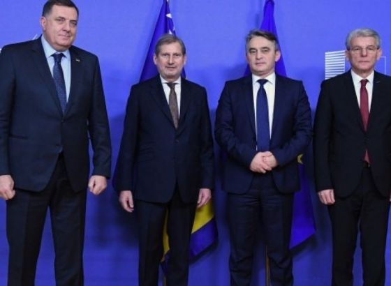 Hahn pozdravio dogovor članova Predsjedništva da unaprijede EU perspektivu BiH