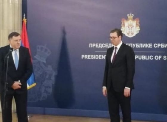 Dodik u Beogradu informirao Vučića o razgovorima Predsjedništva BiH u Bruxellesu