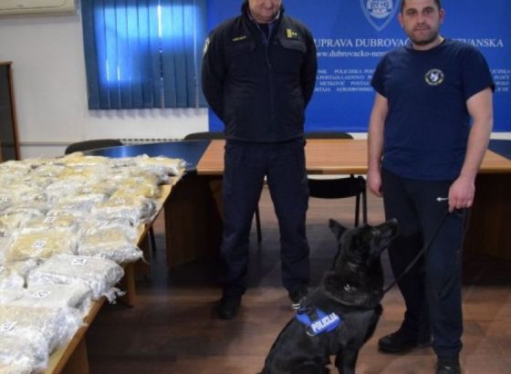 Na graničnom prijelazu u blizini Bijače zaplijenjeno više od 61 kg marihuane