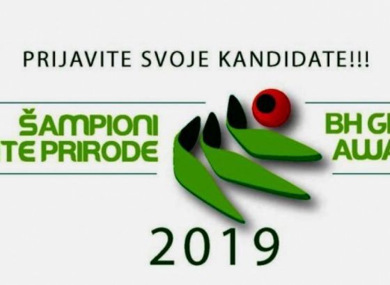 Dodjela nagrade "Šampioni zaštite prirode, BiH green awards" 2019.