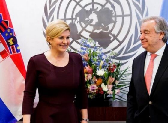 Grabar-Kitarović razgovarala s glavnim tajnikom UN-a o BiH