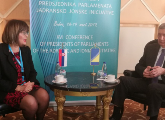 Radmanović-Gojković: Tražiti rješenja za otvorena pitanja, uključujući i granicu