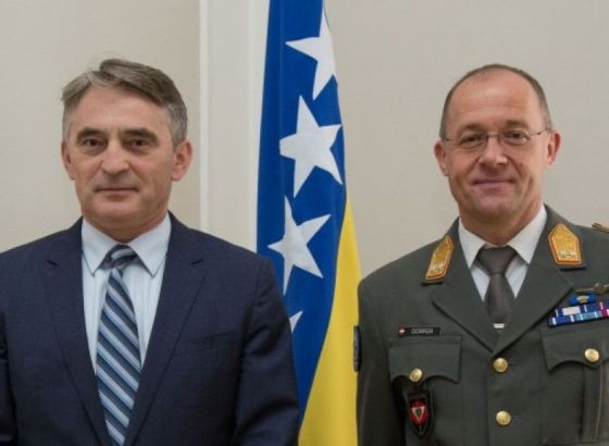 Komšić primio komandanta EUFOR-a Martina Dorfera