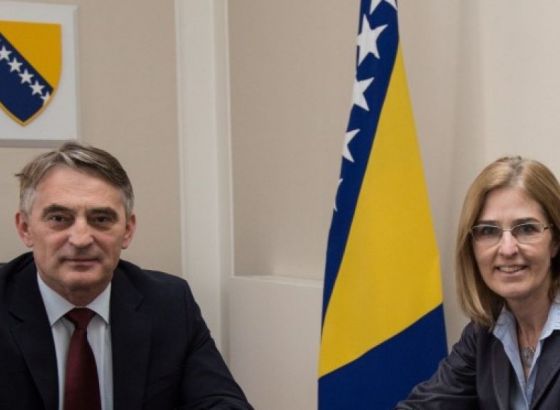 Komšić primio u nastupnu posjetu ambasadoricu Republike Austrije