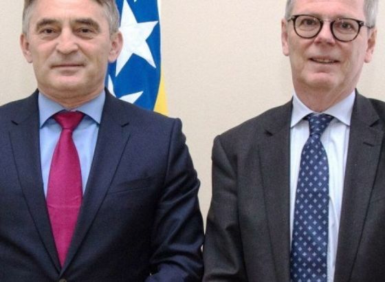 Komšić primio ambasadora Švedske u BiH Andersa Hagelberga