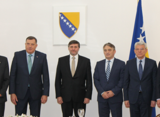 Palmer članovima Predsjedništva: SAD ostaju čvrst i posvećen partner BiH