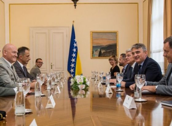 General Rittimann razgovarao s predsjedavajućim i članovima Predsjedništva BiH