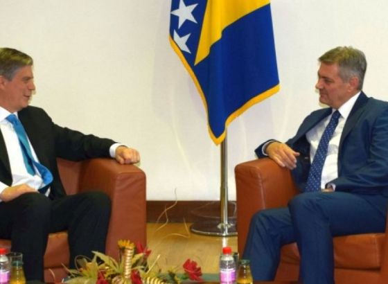 Oproštajni susret predsjedavajućeg Zvizdića s ambasadorom Wigemarkom
