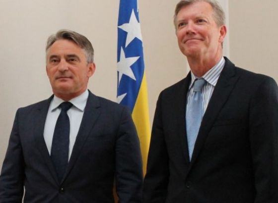 Komšić primio u oproštajnu posjetu šefa Misije OSCE-a u BiH