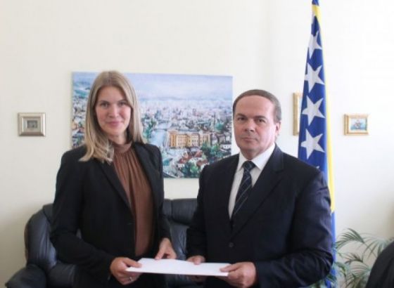 Veleposlanica Švedske u BiH Johanna Strömquist predala preslike vjerodajnica