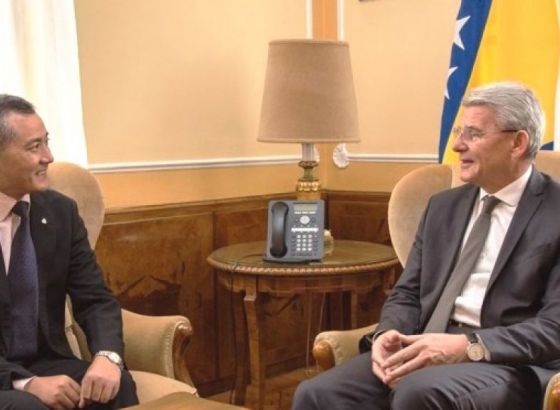 Džaferović primio ambasadora NR Kine Jia Pinga