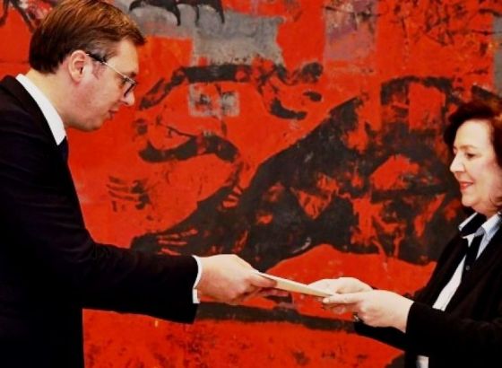 Smajić predala akreditivna pisma predsjedniku Srbije Aleksandru Vučiću