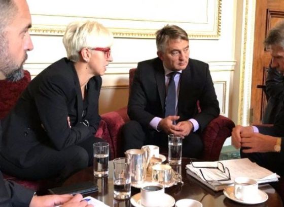 Komšić sa direktorom za euroatlansku sigurnost Ministarstva odbrane UK