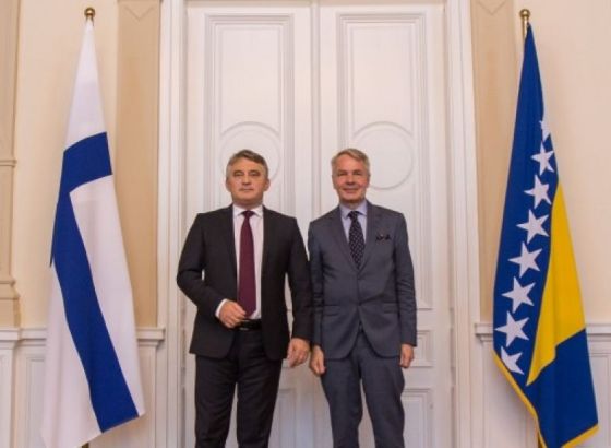 Komšić-Haavista: Bilateralni odnosi BiH i Finske dobri i prijateljski