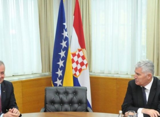 Čović primio u nastupni posjet veleposlanika Crne Gore u BiH