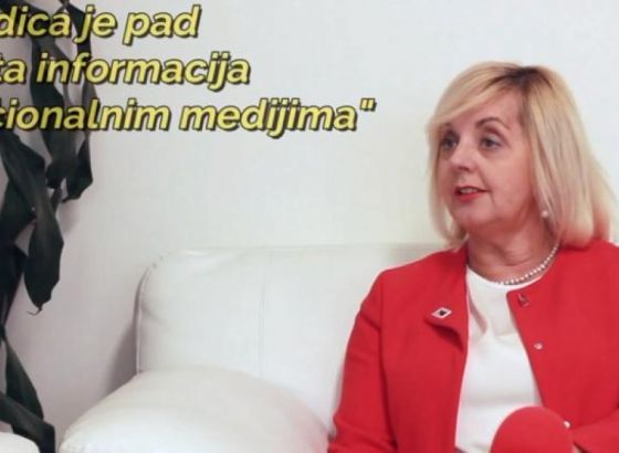 BORKA RUDIĆ(VIDEO): Imamo sadržaja, naslova u medijima, koji nisu čak ni jezik ulice
