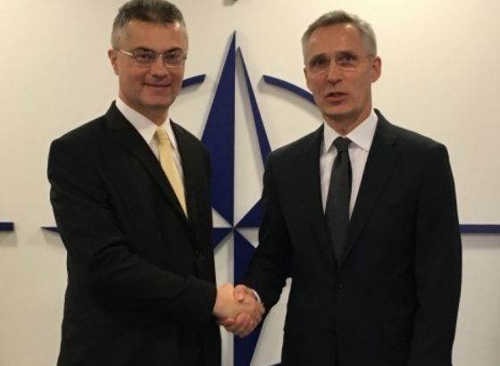 Kujundžić predao akreditivna pisma generalnom sekretaru NATO-a Stoltenbergu