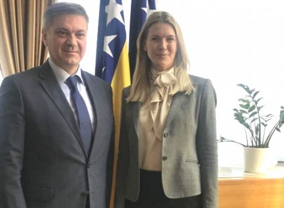 Zvizdić i Stormquist razgivarali o unapređenju saradnje BiH i Švedske