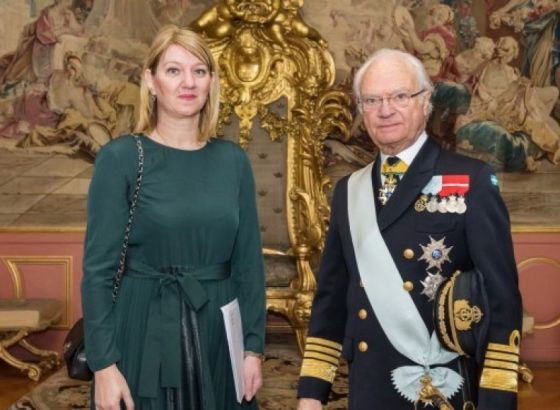 Ambasadorica Dilberović predala akreditivna pisma kralju Carlu XVI Gustafu