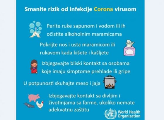 VAŽNO: Nove preporuke i brojevi telefona za informacije o koronavirusu