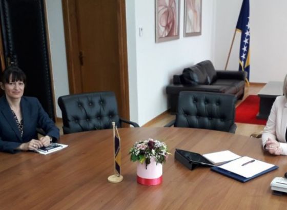 Krišto primila u nastupni posjet šeficu Ureda Vijeća Europe u BiH