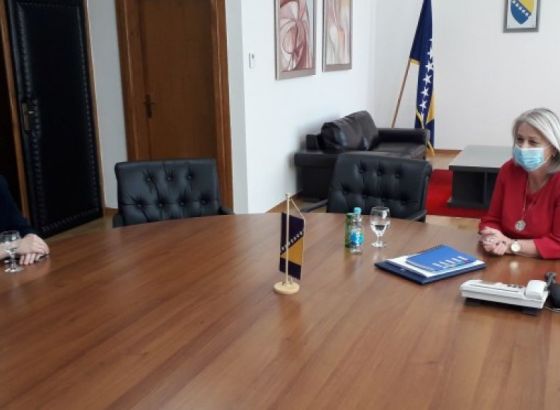 Krišto razgovarala s otpravnicom poslova Veleposlanstva Velike Britanije u BiH