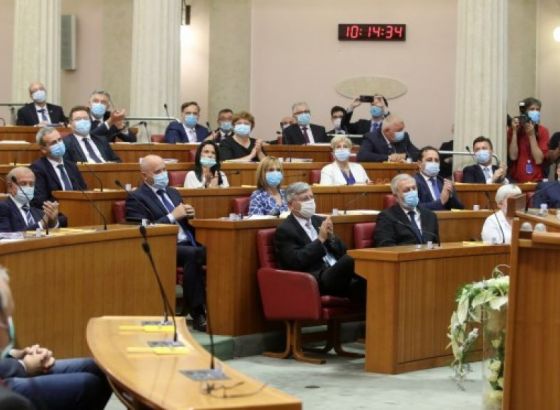 Konstituiran deseti saziv Hrvatskog sabora, Jandrokoviću drugi predsjednički man