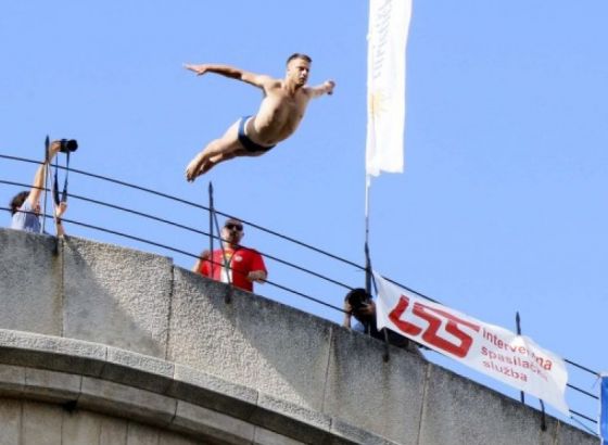 Vedad Bašić pobjednik skokova sa Starog mosta