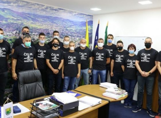 Kasumović s članovima OKK Čelik- Maksimalna podrška povratnicima u Premijer ligu