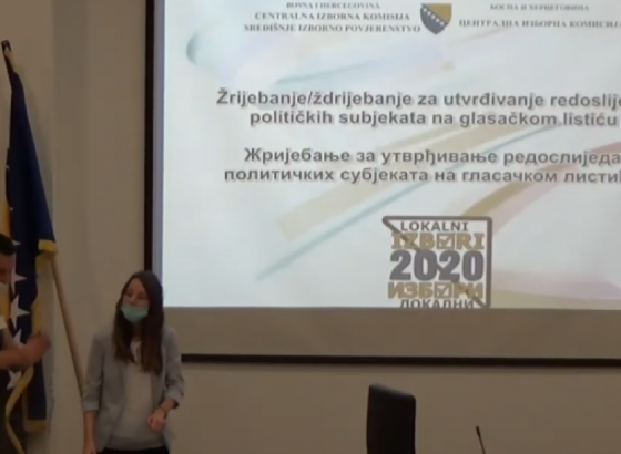 CIK održao žrijebanje: Na lokalnim izborima 543 politička subjekta
