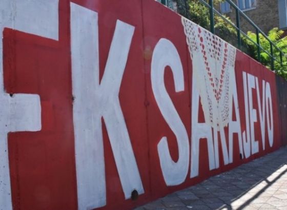 Na inicijativu načelnika: Mural posvećen FK Sarajevo sada krasi Ulicu Patriotske lige