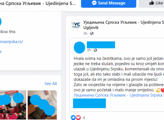 Ujedinjena Srpska se hvali stranačkim zapošljavanjem: "Dokazali da su im mladi na prvom mjestu"