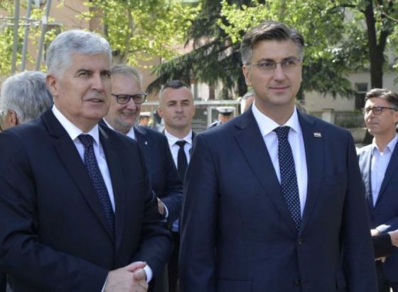 Predsjednik hrvatske Vlade Andrej Plenković danas u Mostaru