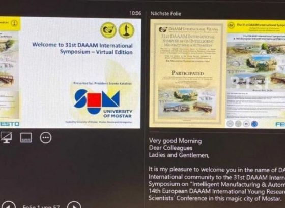 Na konferenciji 'DAAAM International week' simpozij i predstavljenje 140 radova