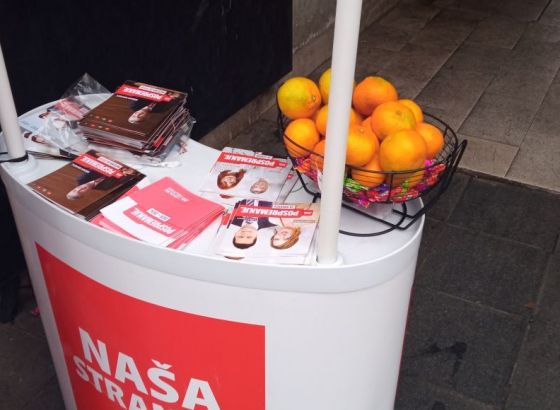 "Vitaminska" predizborna kampanja Naše Stranke