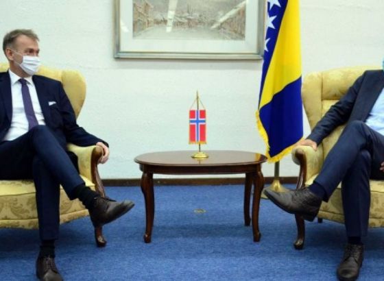 Premijer Novalić s ambasadorom Kraljevine Norveške