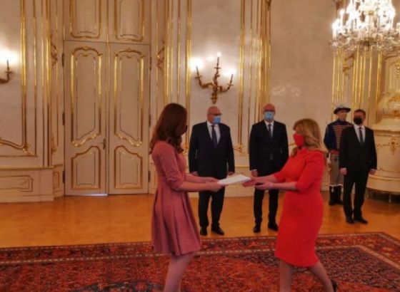 Mlinarević predala vjerodajnice predsjednici Slovačke Republike Čaputovoj