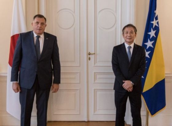 Dodik primio akreditive novoimenovanog ambasadora Japana u BiH