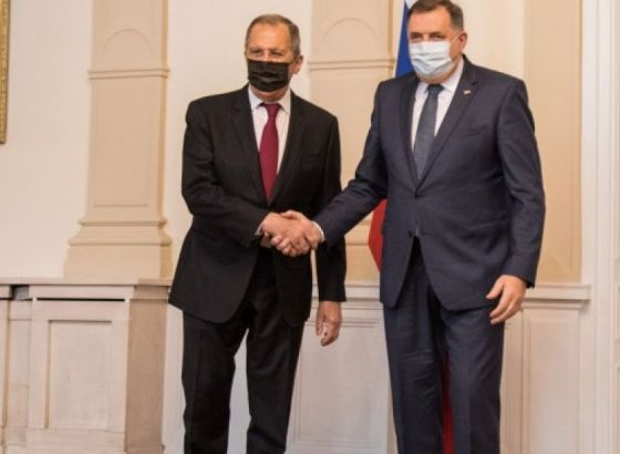 Lavrov naglasio Dodiku podršku Ruske Federacije miru i stabilnosti u BiH