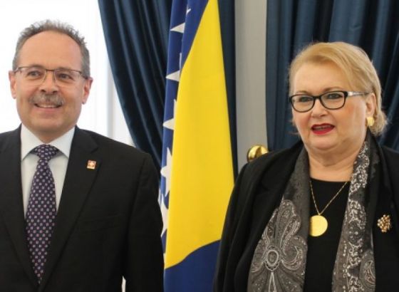 Turković primila u nastupnu posjetu ambasadora Švicarske Konfederacije u BiH
