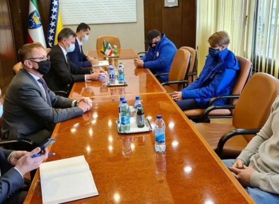 Prijem u Vladi ZDK za evropske prvake Adilovića i Krnjića