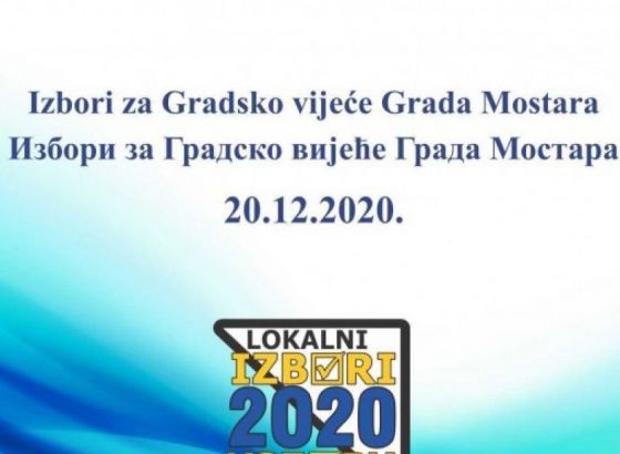 Utvrđeni rezultati Lokalnih izbora u Gradu Mostaru
