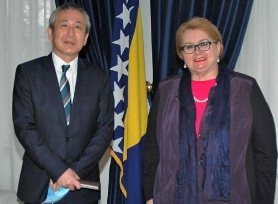 Turković primila u nastupnu posjetu ambasadora Japana u BiH Makota