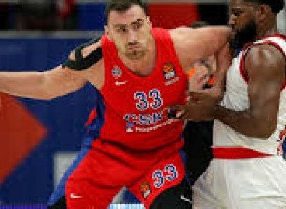 Peh za CSKA: Milutinov završio sezonu
